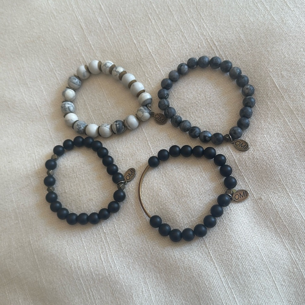 OMI Bead Bracelet Stack
